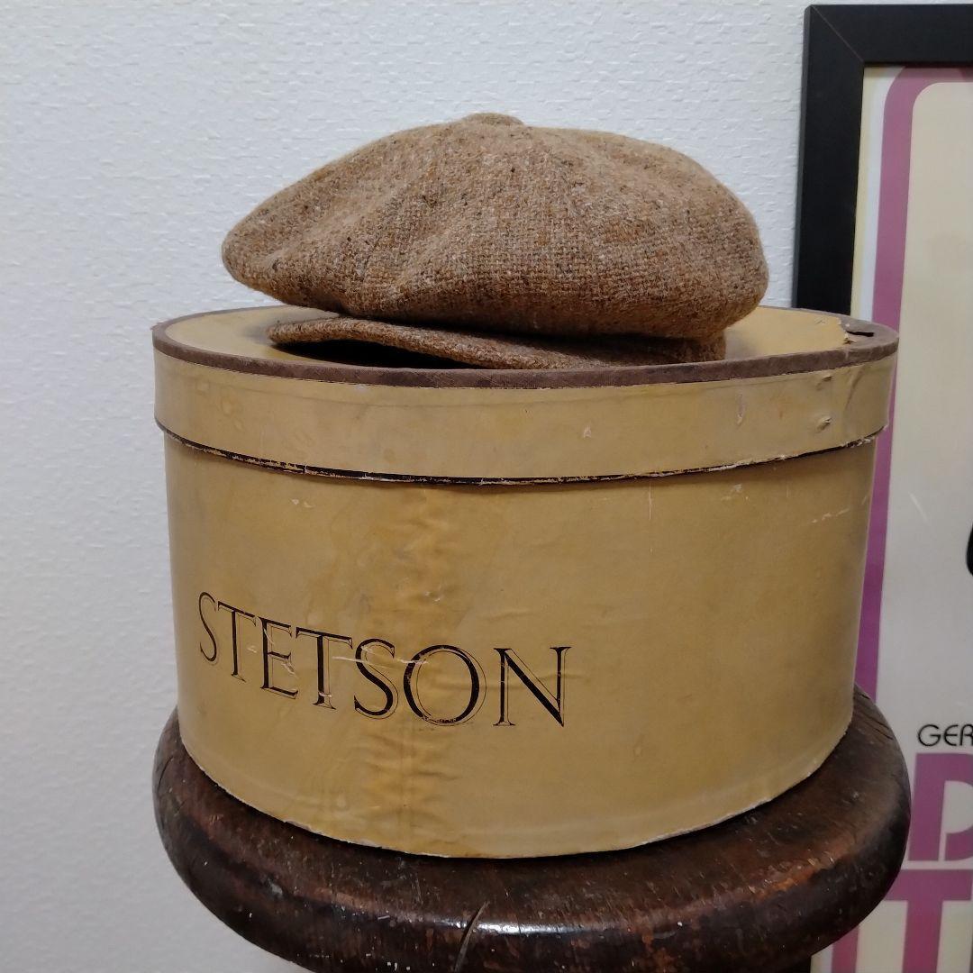 Used 80s vintage STETSON casquette wool nep