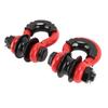 Heavy Duty 3/4" D-Ring Shackle (2 Pack) Winch Pulley, Towing Shackle for Trucks, Tractors, ATVs, UTVs