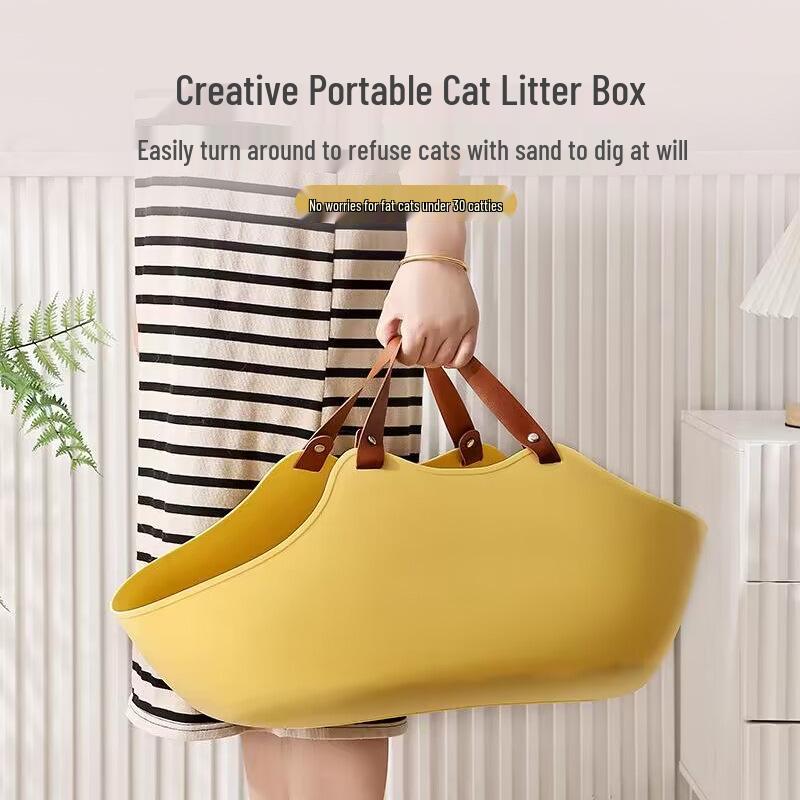 Portable Large Open Travel Cat Litter Box