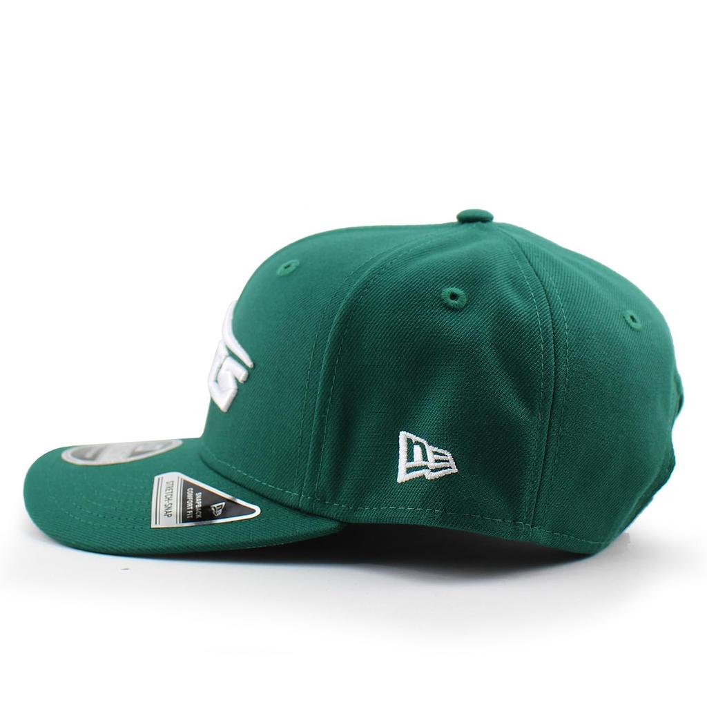New Era Cap 9SEVENTY Stretch Snapback New York Jets NF STRETCH SNAPBACK CAP GREEN NEW ERA NEW YORK JETS Hat Cap [Used]