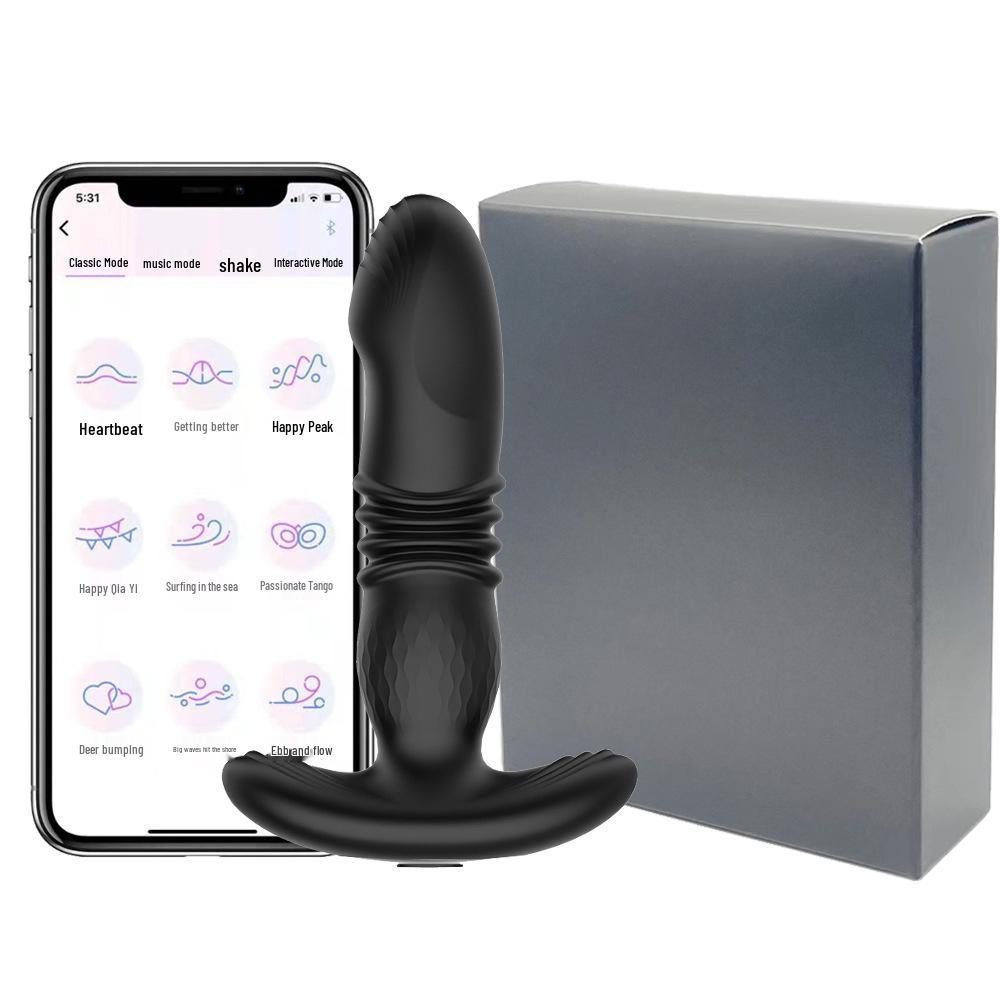 2nd Gen Electric Remote Prostate Massager for Men - Vibrating Anal Plug Adult Toy
