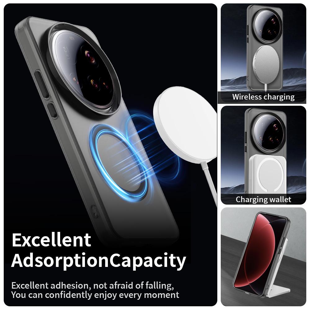 For Xiaomi 15 Ultra 5G Case Magnetic Wireless Charge For Magsafe Case for Mi 15 Ultra Candy Shockproof Bumper Cover