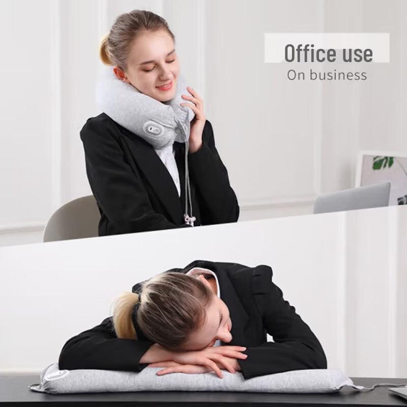 HEZHENG Portable U-Shaped Neck Massager Pillow