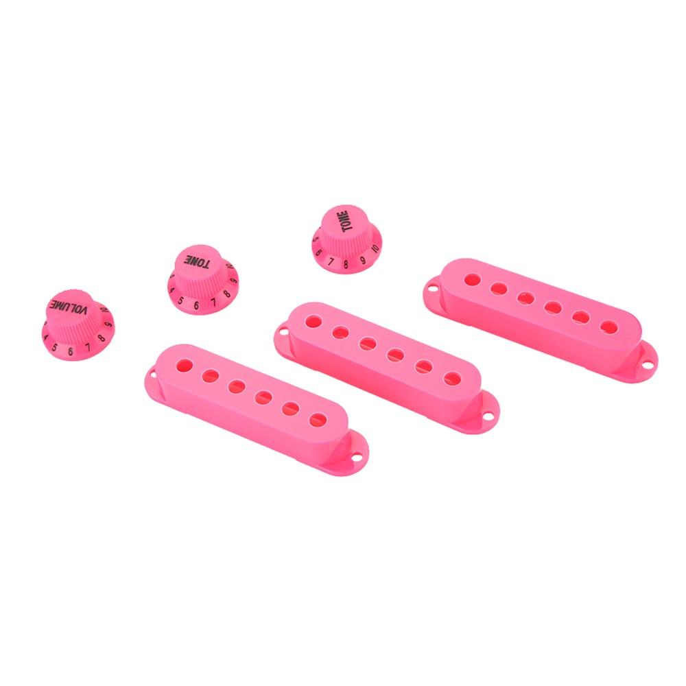6pcs 48mm 50mm 52mm Single Winding Pickup Covers Pink/Blue ABS Pickup Covers Electric Guitar