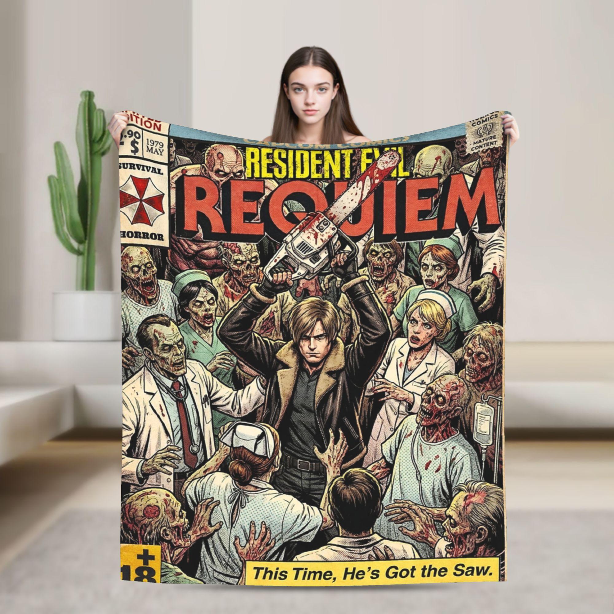 

Residents Evils 9 Requiem Accessories Blanket Super Soft Warm Throw Blankets for Bed 50x60 Inches Multiple Sizes Bedspread 100x150cm