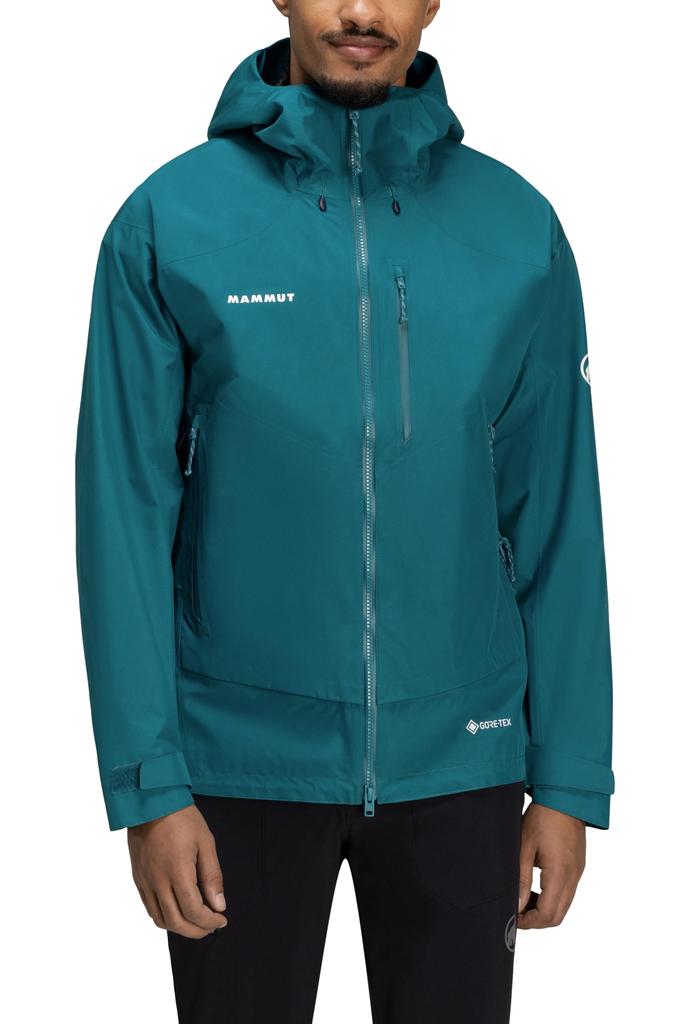 Mammut Ayako Pro Hardshell Hooded Asian Ayako Pro HS Hooded Jacket Deep Teal 2.0 Jacket, Fit, Men's, 2.0 AF, 1010-30281,