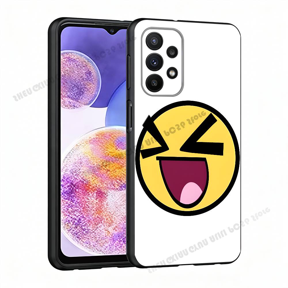 

Cute Funny Yellow Face Case For Samsung A21 31 51 53 71 20 22 30 32 42 50 10 11 4G 5G Cover Samsung A12 5G