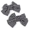 2 Pezzi/lotto Dolce Tessuto a Quadri Fiocco Design alla Moda Fiocchi Colorati per Cucito Fermaglio per Capelli Cerchietto Accessori per Capelli Regalo Forniture per Abbigliamento
