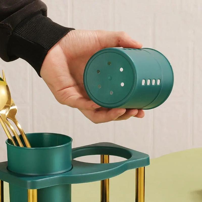 Cutlery Organizer Kitchen Fork Spoon Drain Storage Holder Detachable Dinnerware Tableware Drainer Storage Box Kitchen Organizer