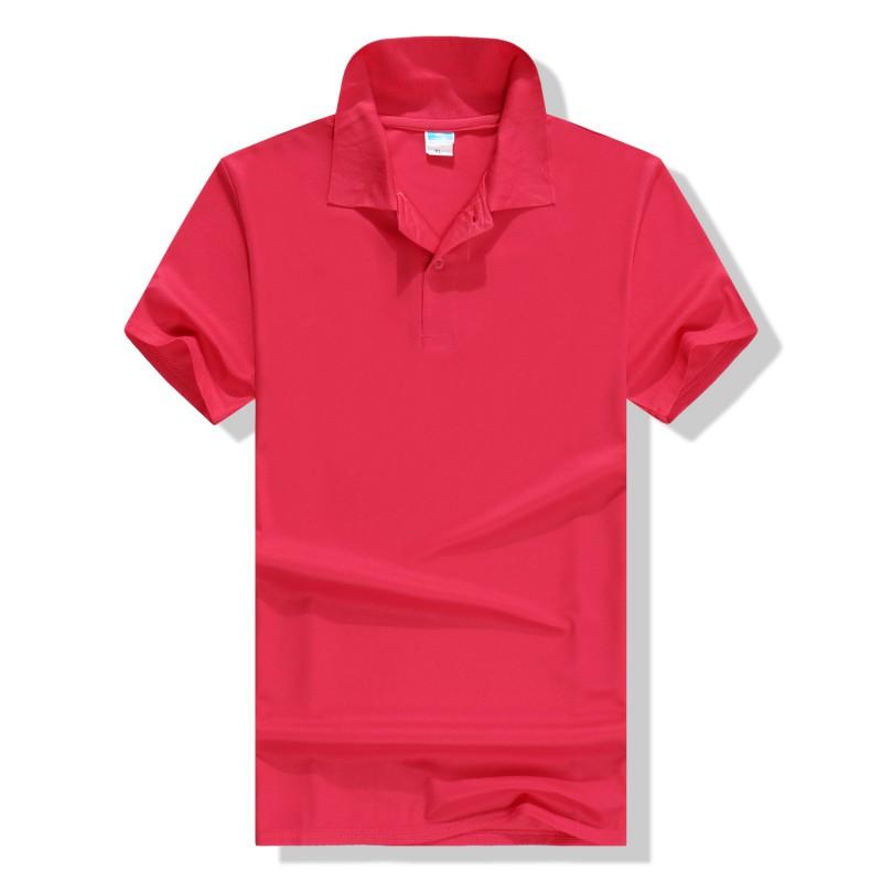 Custom Print Polo Shirt Short Sleeve Cotton Blend T-Shirt Men Women Casual Work Uniform