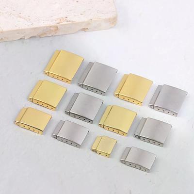 1Pc 12-22mm Steel Watch Band Extender Clasp Silver/Golden Bracelet Extension Strap Clasp Watch Repair Accessory