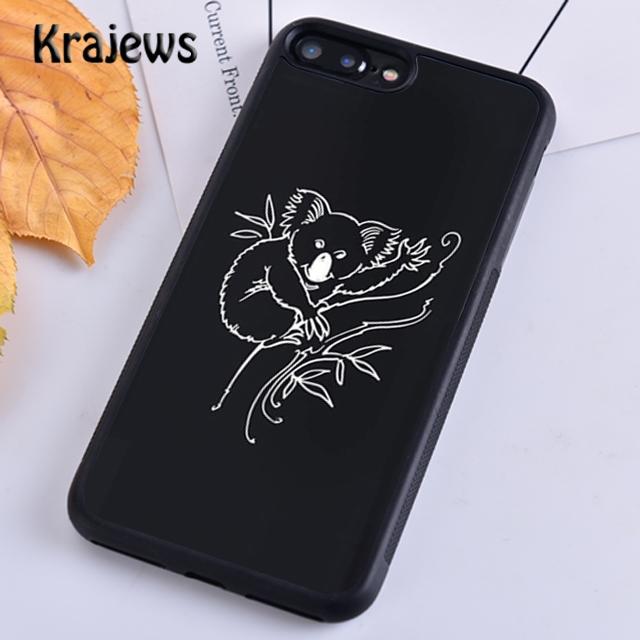

Чехол для телефона Krajews Cute Cartoon Koala TPU для iPhone 14 5 6s 7 8 plus X XR XS 11 12 13 pro max Samsung Galaxy S21 S22ultra Samsung S22ultra