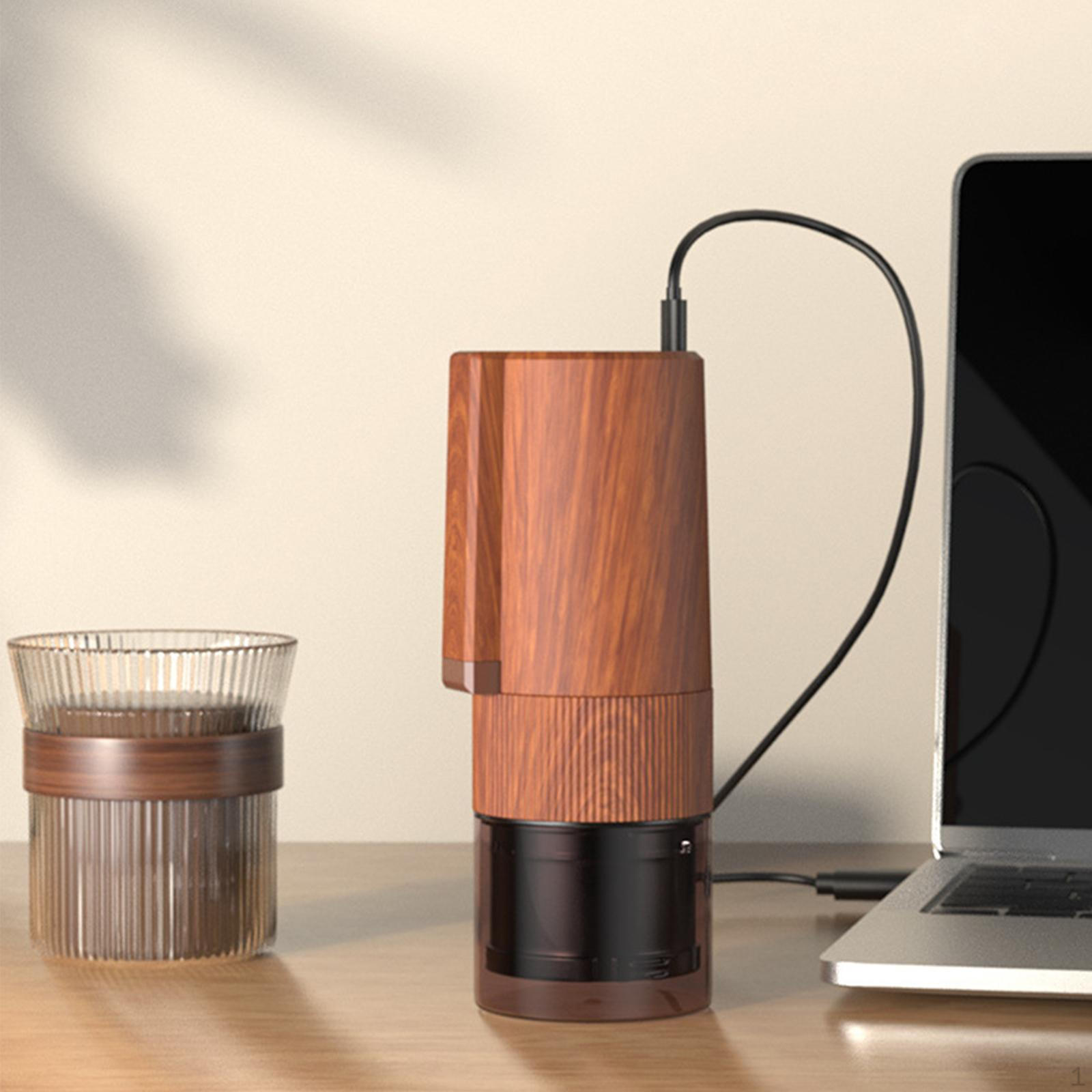 

Маленькая электрическая кофемолка, регулируемая грубая кофемолка для эспрессо, мельница для орехов для пикника, походов,