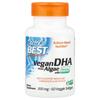 Doctor's Best Algae-Derived Vegan DHA 200mg with Life's DHA, 60 Veggie Softgels