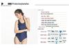 Banff Women's Quick-Drying Water-Repellent Sharkskin-Style Sport Thong Bodysuit