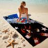 1Pc Sonic Shadow Stars Beach Towel, Quick Dry, Multi-Use for Beach Pool Gym Yoga Home Travel, Christmas, Halloween, Xmas Gift M929164