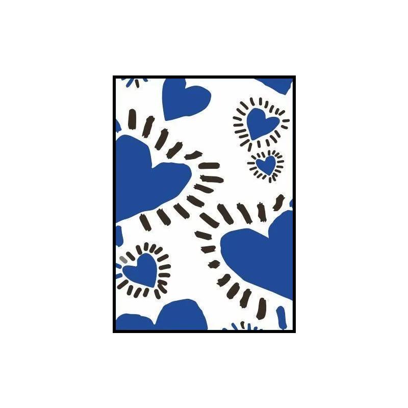Blue Abstract Carpet for Living Room Modern Luxury Decoration Home Rugs for Bedroom Big Size Non-slip Easy Cleaning Floor Mat