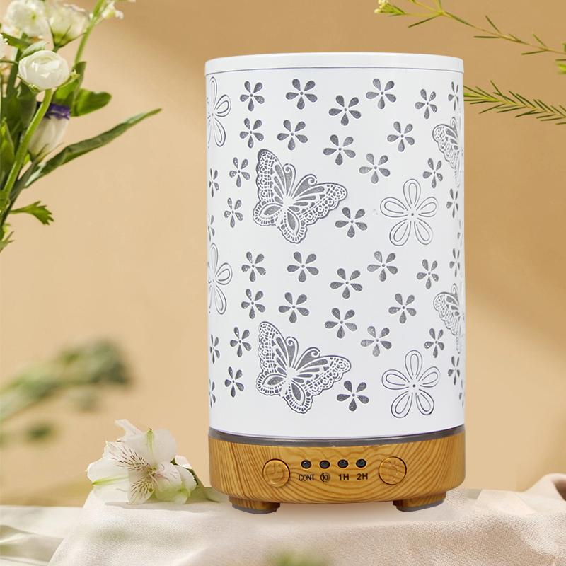 Desktop Decorative Lamp & Essential Oil Diffuser USB Ultrasonic Air Humidifier with LED Night Light Ambiance Lamp for Bedroom
