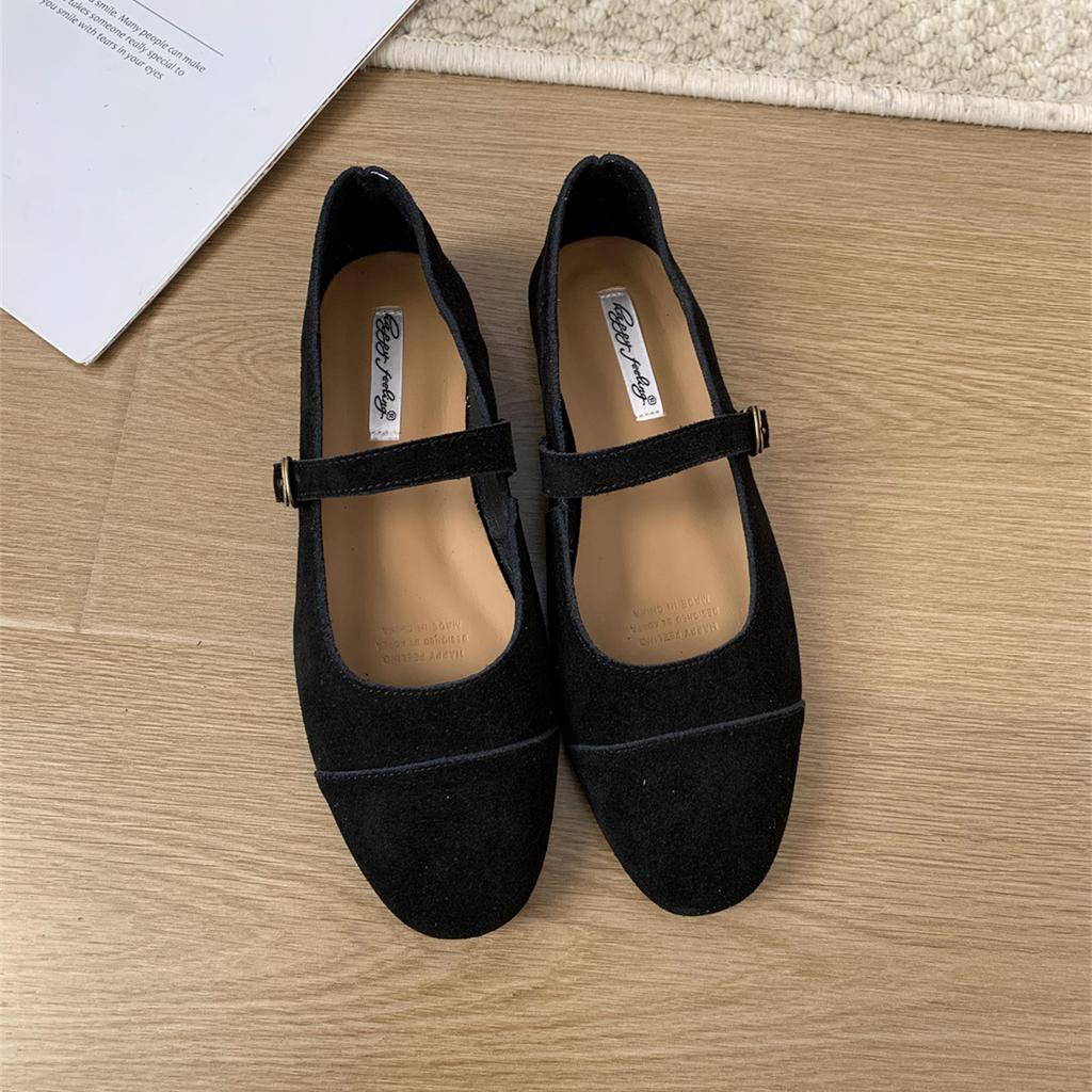 Fashion Bailamos Fashion Round Toe  Ballet Flats Woman Soft Loafers Ladies Brand Design Mary Jane Shoes Mujer Size35-40ujer