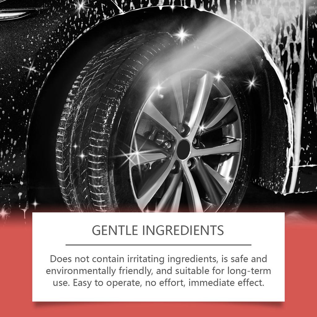 Car Tire Care Wax - Wheel Cleaner for Stain Removal, Brightening, Rust Removal, Polishing, Maintenance, Restoration & Cleaning