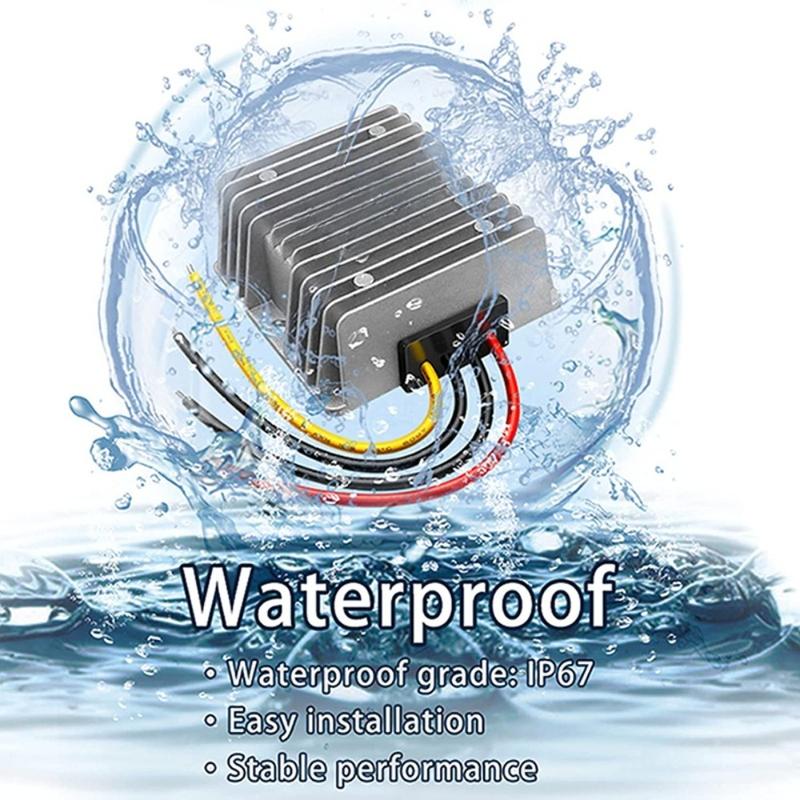 48V to 24V 5A-20A Step Down Buck DC-DC Power Converter 48 Volt to 24 Volt 5 AMP Voltage Regulator Voltage Reducer with CE RoHS
