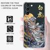 Zeichnung Drache Tiger Vögel Anime Klare Hülle für Samsung Galaxy S21 S20 FE S22 Ultra S10e S10 S9 Plus 5G Weiche Handyhülle Coque