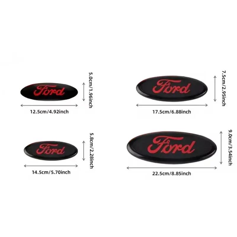 Samolepka na auto 2026 Pro Ford Auto Přední mřížka Znak Zadní víko kufru Logo Odznak Samolepka Příslušenství Pro Ford Focus mk2 mk3 Fiesta mk7 Ra