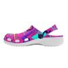 Unisex EVA Garden Shoes Color Printed Lightweight Breathable Slip On Clogs Beach Pool Bathroom Home Summer Wear Soft Comfort