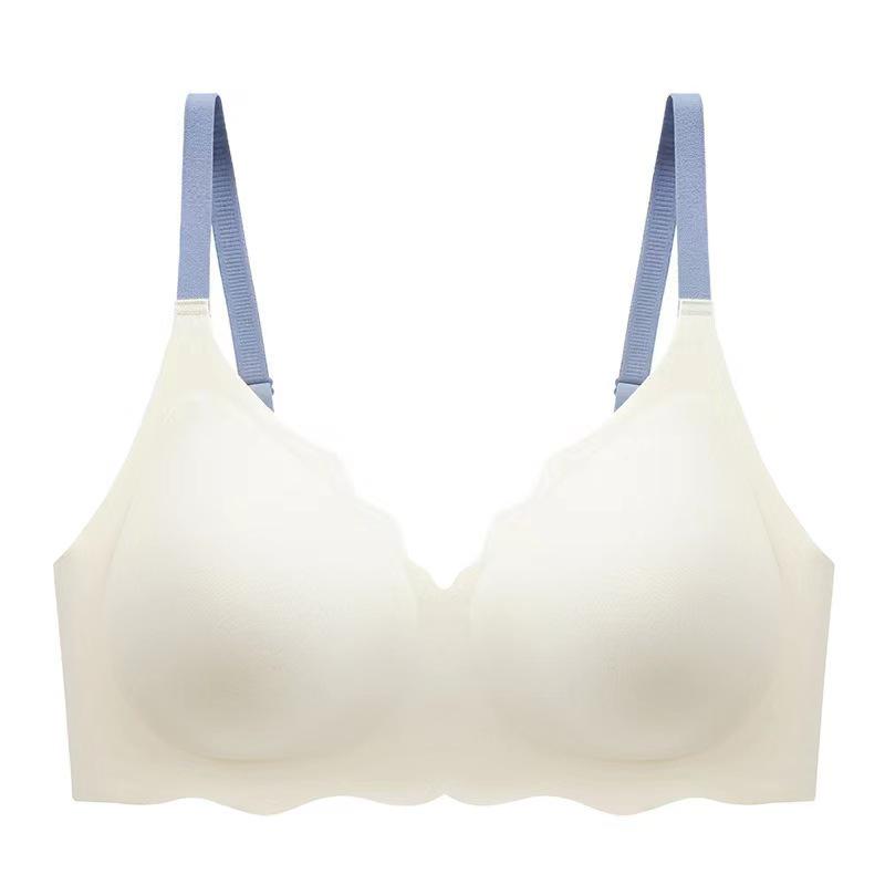 Crystal Jelly Seamless Wire-Free Bra - Sexy Gathering Design