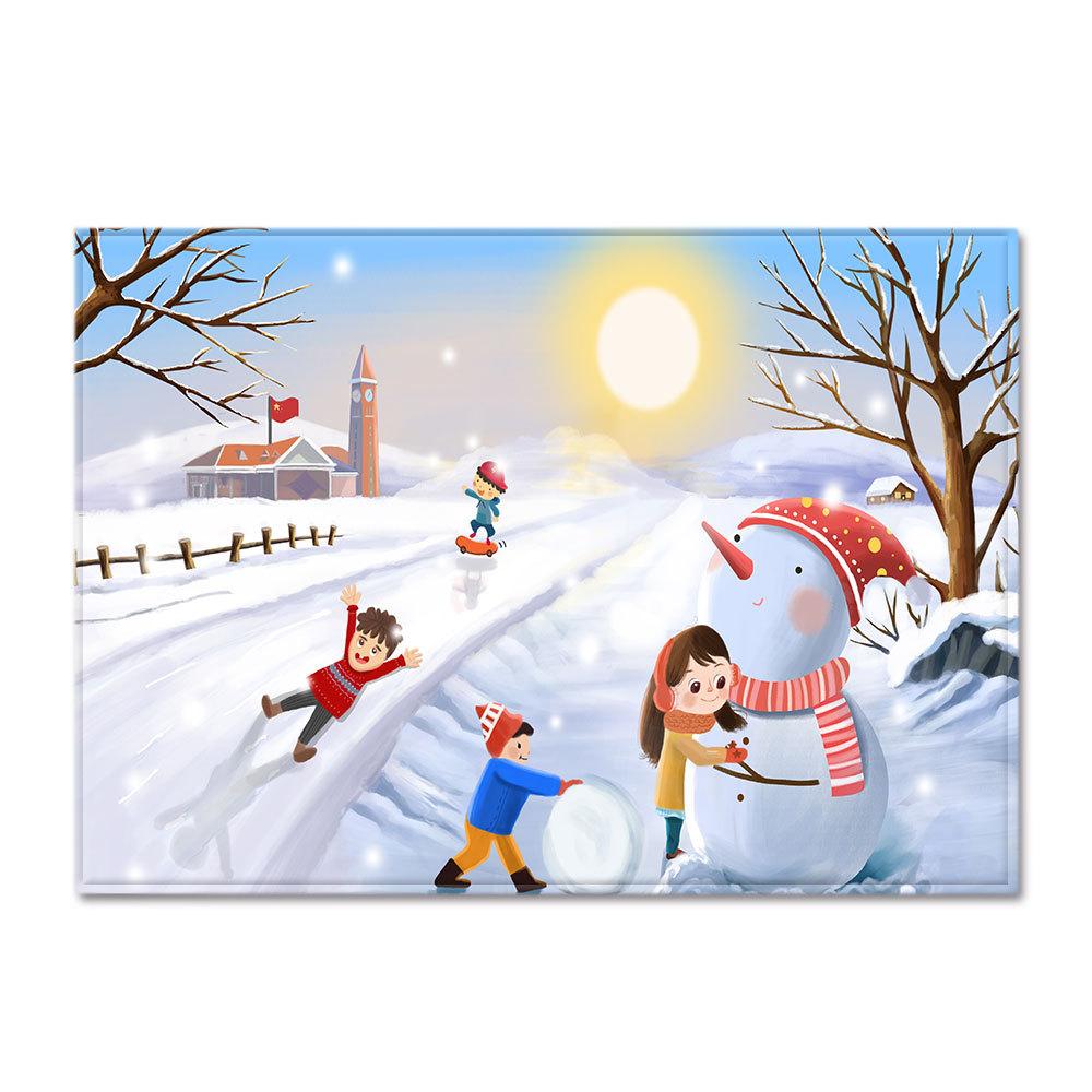 

Christmas Living Room Floor Mat Bedroom Dining Room Carpet Carpet Doormat 99.1*152.4cm