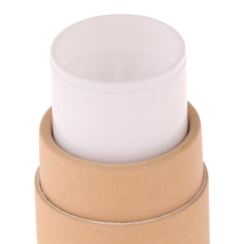 5G Kraft Paper Rotation Lipstick Tubes Biodegradable Cardboard Cosmetic Cylindrical Packaging Lip Balm Deodorant Container