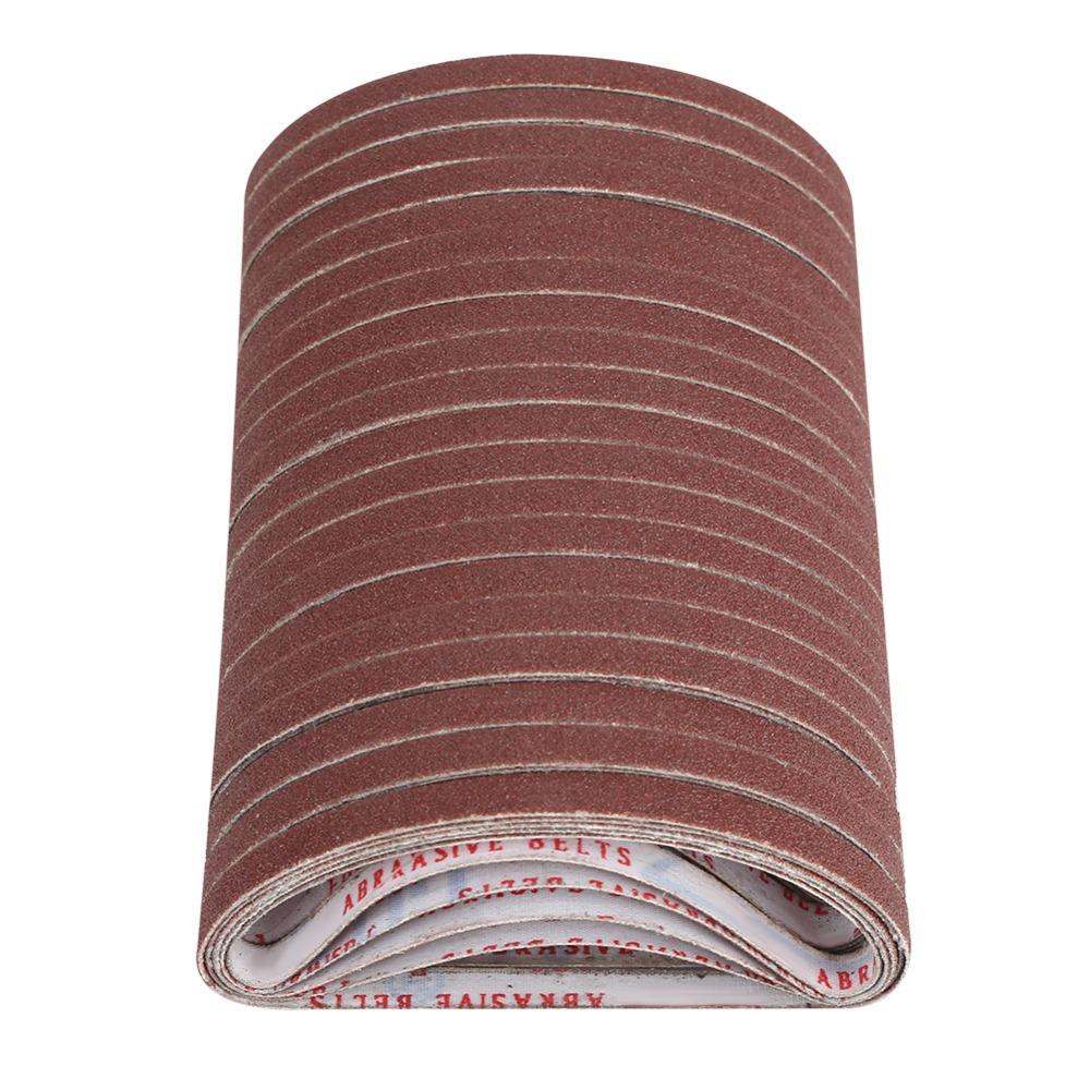 100pcs Replacement Power Finger File Medium Grit Abrasive Sanding Belts Straight Blade Cutting