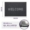 DEXI Entrance Mud Water WELCOME Welcome Door For Use Mat, Outdoor/Indoor, Remover, Absorbent, Anti-Slip, Durable, Washable, Mat, Stylish, Rubber,