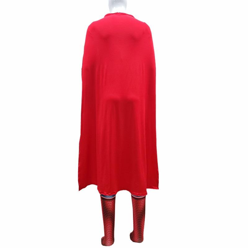 Halloween Man of Steel Superman Hero Clark Kent onesie show costume tights suit