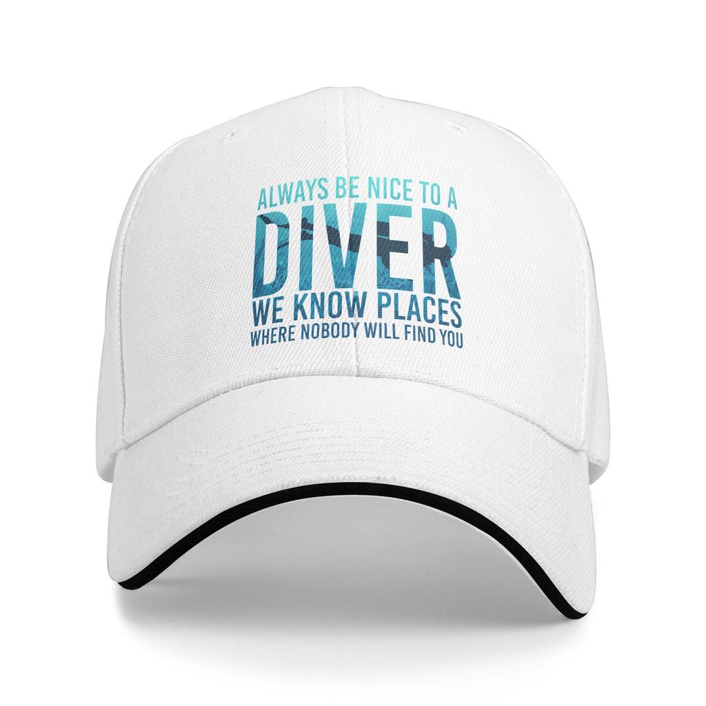Personalized Scuba Diving Baseball Cap Outdoor WoUnisex Unisexs Adjustable Dive Diver Quote Dad Hat Autumn Snapback Hats