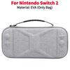 Carrying Case for Nintendo for Switch 2 Carrying Bag Shockproof Zipper Handbag Anti-drop with Game Card Slots Games Accessories