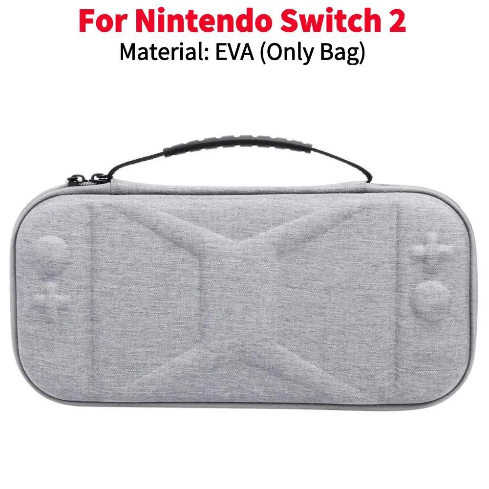 Carrying Case for Nintendo for Switch 2 Carrying Bag Shockproof Zipper Handbag Anti-drop with Game Card Slots Games Accessories
