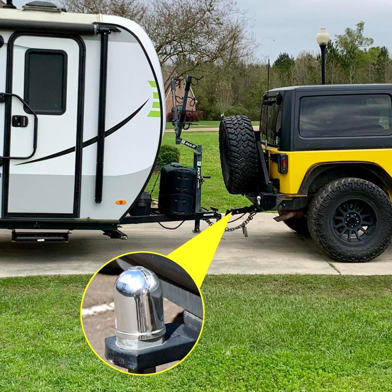 Anhängerkupplungskugelabdeckung Schutzabdeckung für Anhängerkupplung Wasserdicht Strapazierfähig Schutz-Autozubehör Für Bootsschutz LKW