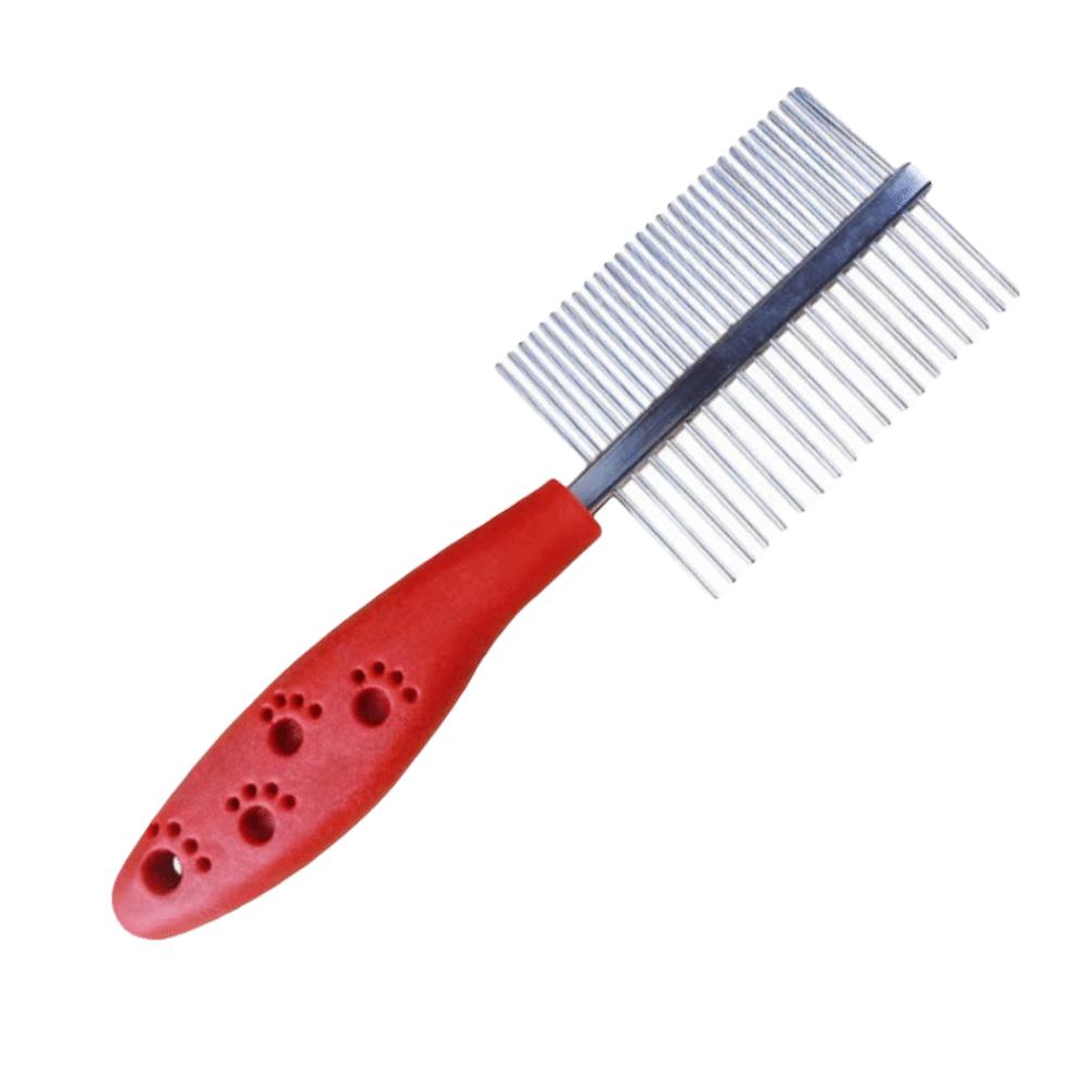 Stainless Steel Pet Massage Comb Easy Cleaning Pet Grooming Brush Pet Hair Comb  Dog Cleaning