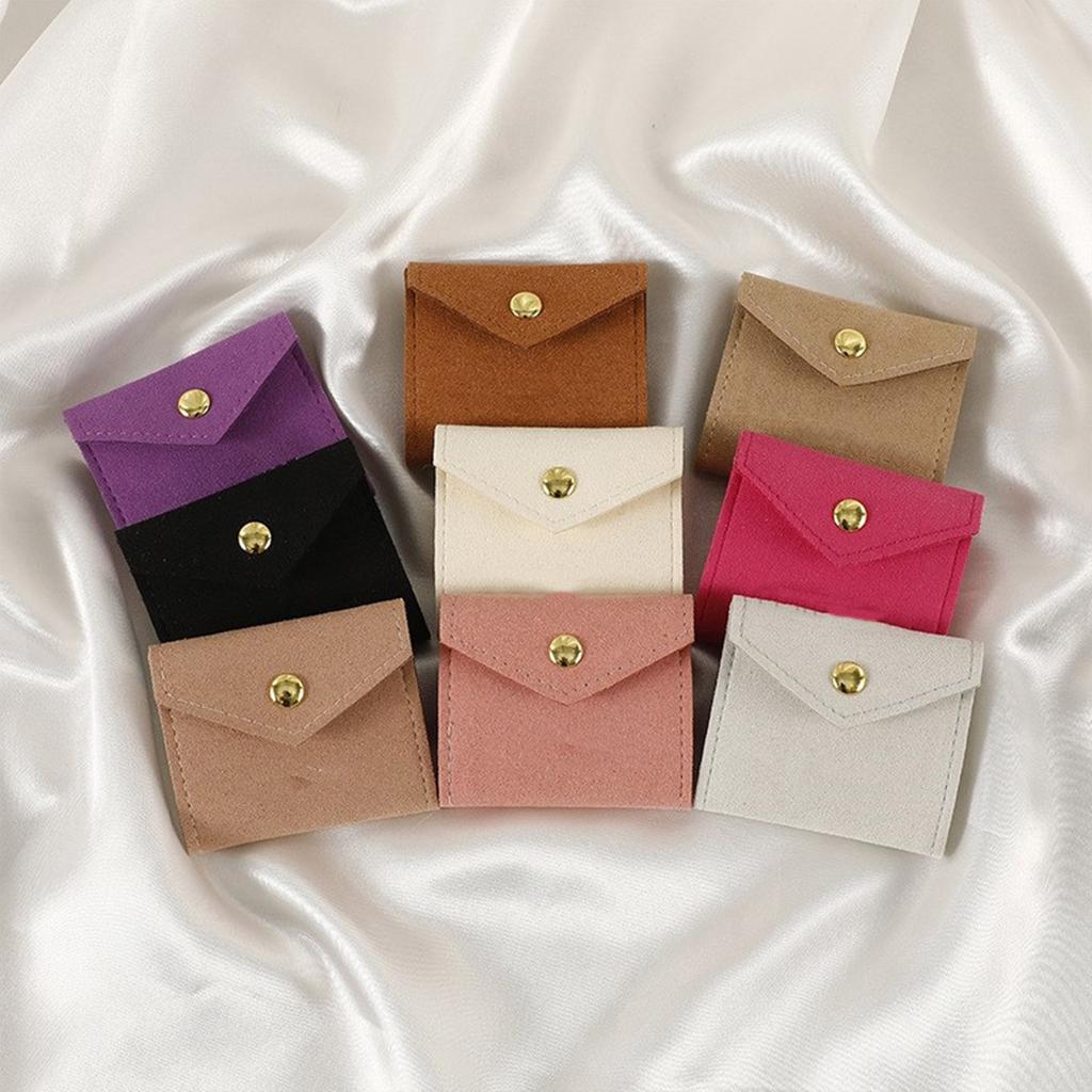 Elegant Jewelry Case Bag Small Packing Pocket Functional Storage Organizer Holder for Necklaces Rings Earrings