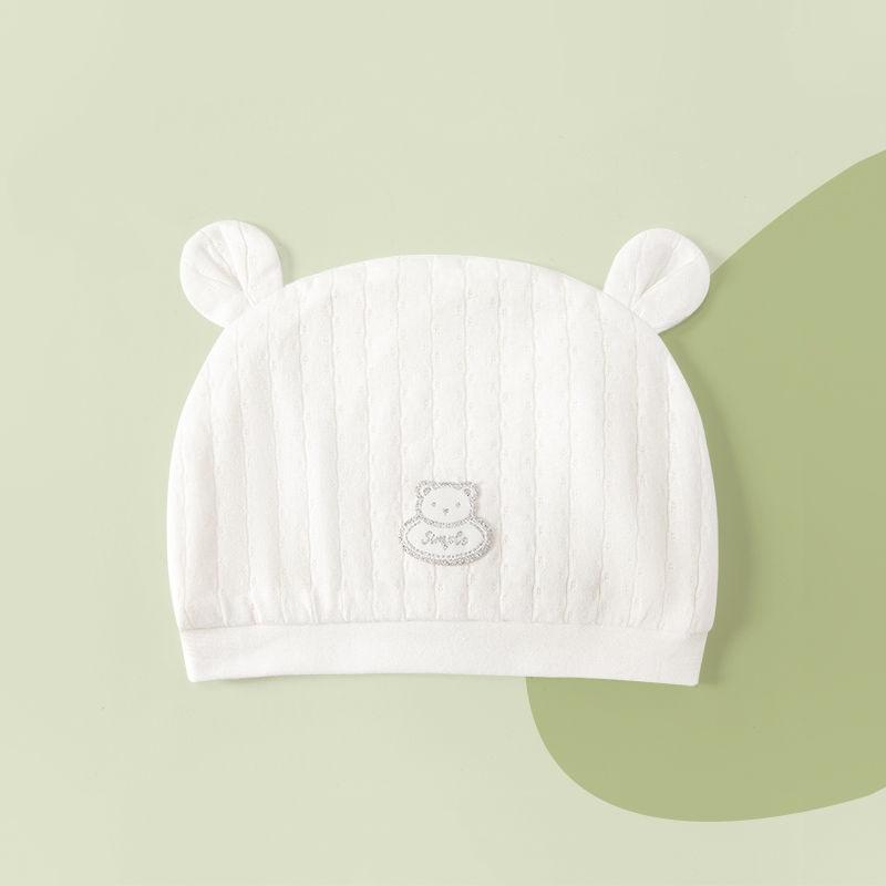 

Хлопковая шапочка для новорожденного плода, шапочка для младенца, яркие цвета, шапочка для новорожденного, милый принт для девочек и мальчиков, хлопковая шапочка, хлопок, чистая, весна, осень 52 белый