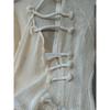 Foreign Trade Pure Pure Desire Style Perspective Hollow Cheongsam Style Slim Fit Split Sexy Fashionable Dress Women