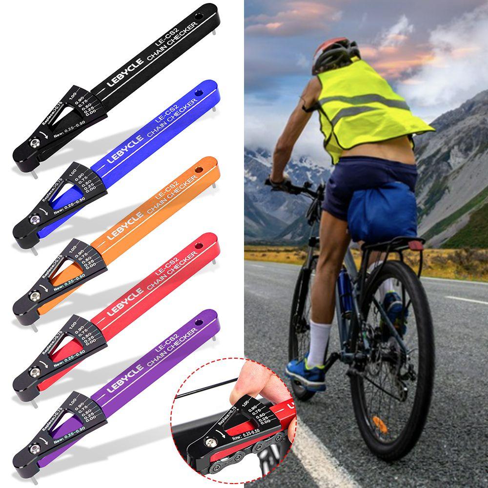 Bike Chains Gauge Measurement Bicycle Tool Chain Wear Indicator Chain Checker Kits Bike Chain Gauge
