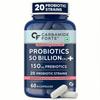 Integratore Carbamide Forte Probiotici 50 Miliardi di CFU Integratori per la Salute Intestinale con Probiotici | Pulizia Intestinale con Prebiotici e Probiotici – 60 Caps
