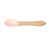 Pet Cat Canned Food Spoon Wooden Handle Silicone Kitten Wet Food Feeding Spoon Baby Food Grade Material Pet Supplies