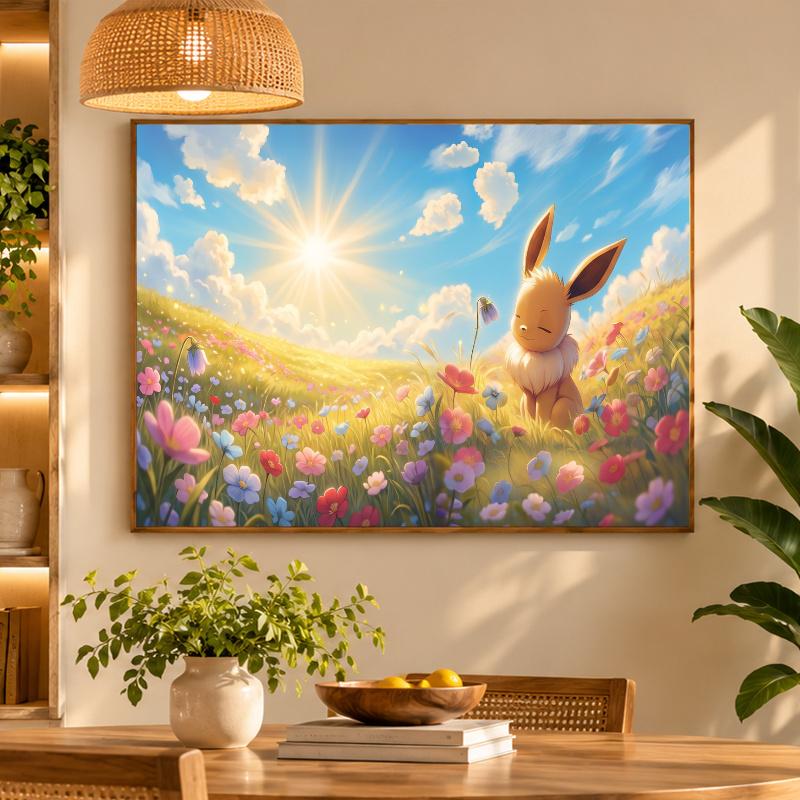5D Diamond Painting Eevee DIY Full Drill Diamond Art Kit Home Decoration
