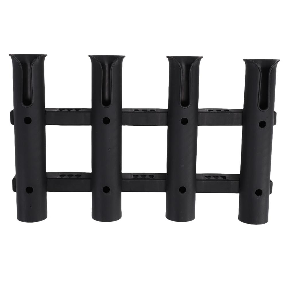 Bootswandmontierter Angelrutenhalter 4 Röhren Nylon Vertikales Angelrutenregal für Boote Yacht Kajak