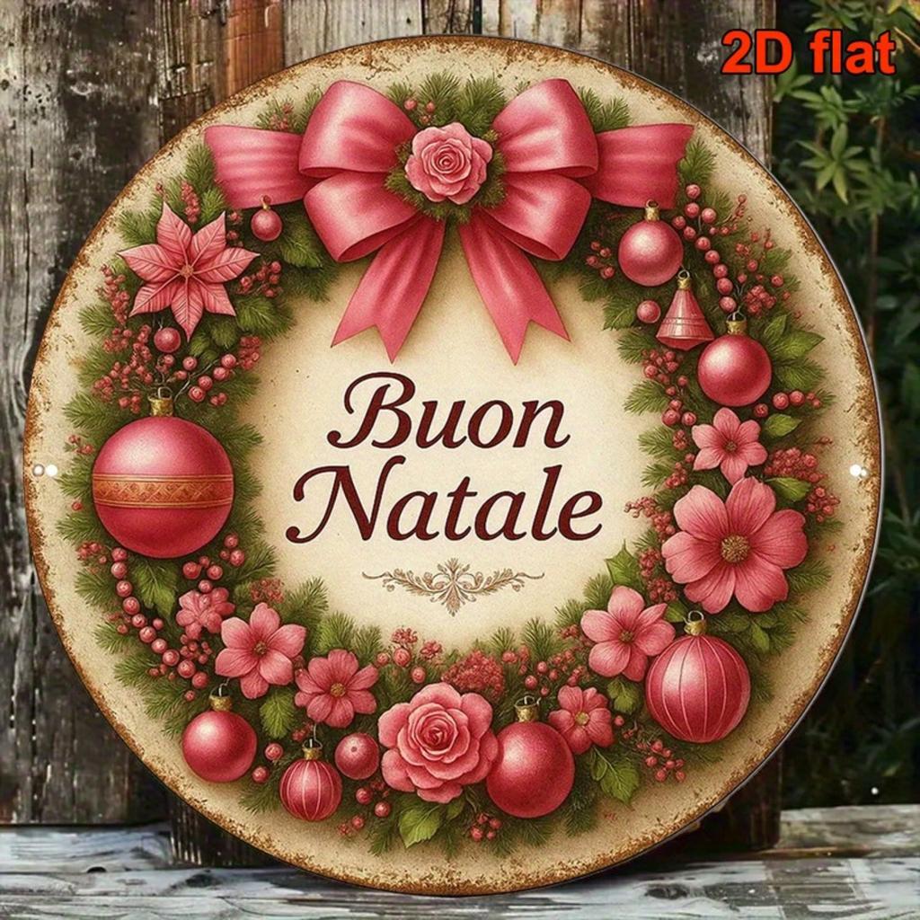2D Flat Metal Wall Sign Decor