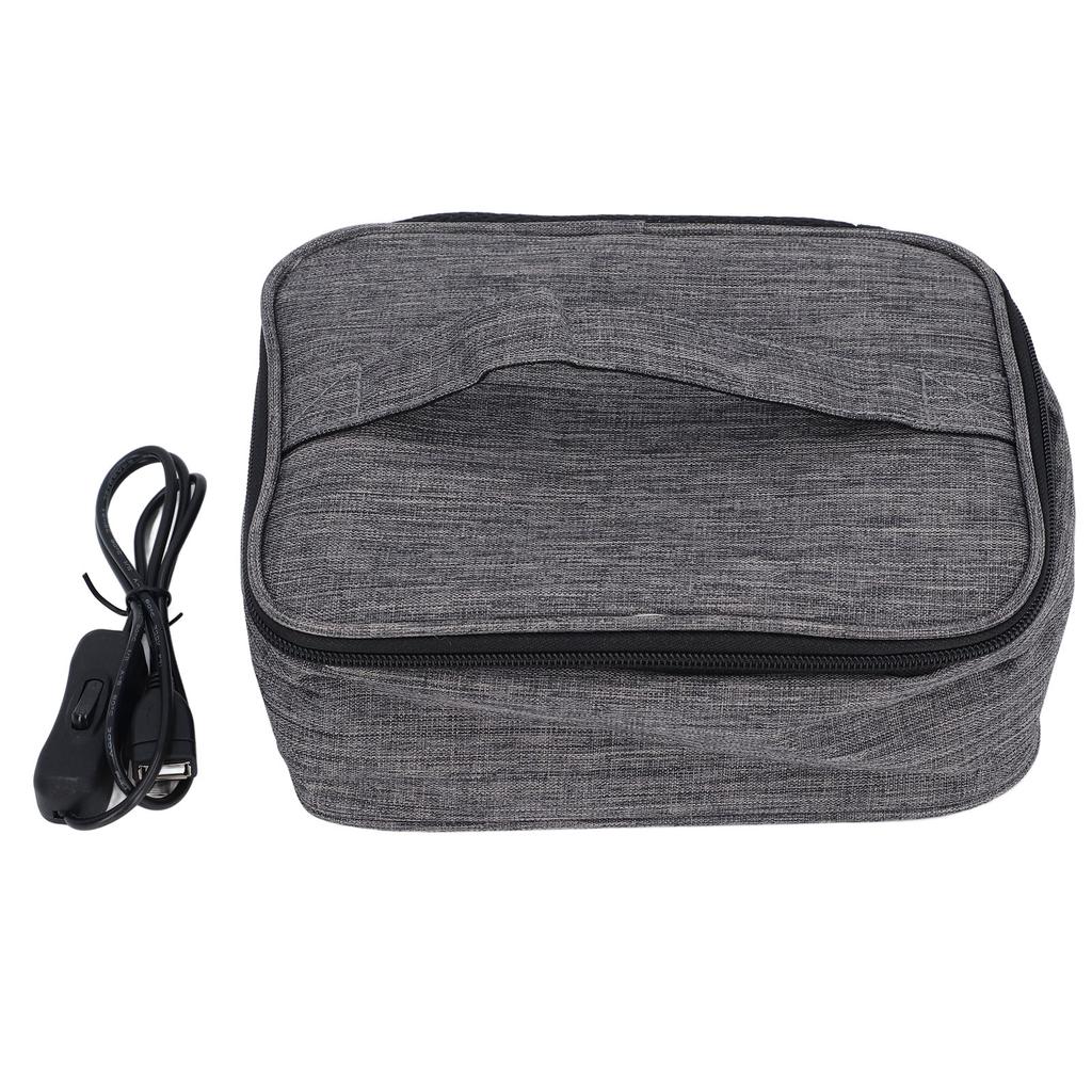 Lunch Bag Portable Oven Multifunctional Waterproof USB Powered Heated Food Container for Driver