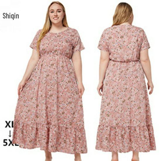 Damen Abend- & Brautjungfernkleid in Übergröße mit Spitze und Tasche, Neu für 2025